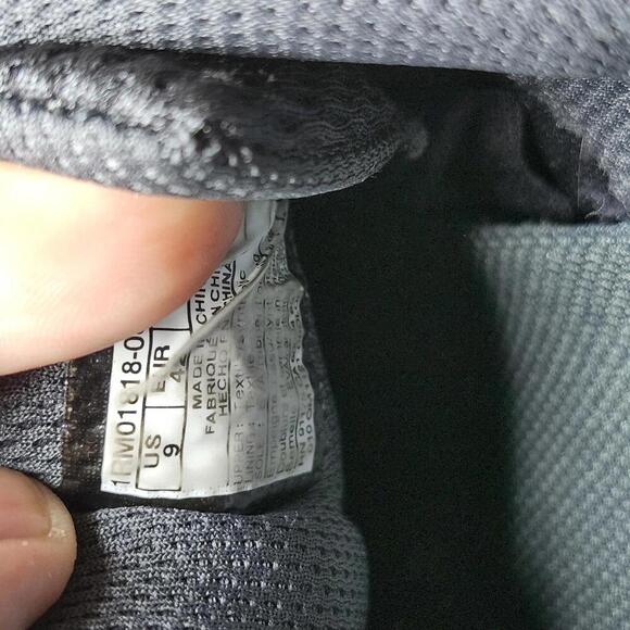 Fila Memory Trexler 3 Size 9 Gray and Black Athletic Shoes - Picture 9 of 9